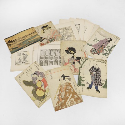 Lot 201 - A large group of Japanese prints