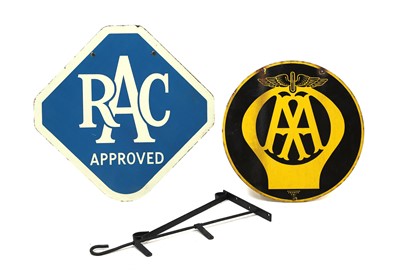 Lot 6 - An 'AA' double-sided sign
