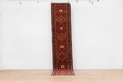 Lot 491 - A Heriz wool runner