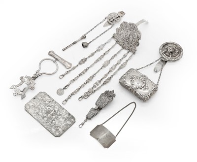 Lot 7 - A collection of silver and silver plated items