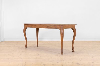 Lot 510 - A provincial painted oak writing table