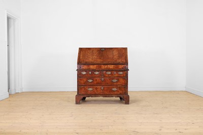 Lot 251 - A George I walnut and featherbanded bureau