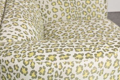 Lot 337 - A pair of revolving armchairs