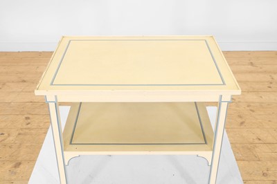 Lot 541 - A small George III-style painted wooden side table