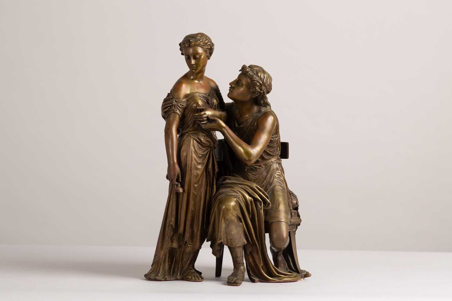 Lot 70 - Albert-Ernest Carrier-Belleuse (French, 1824-1887)