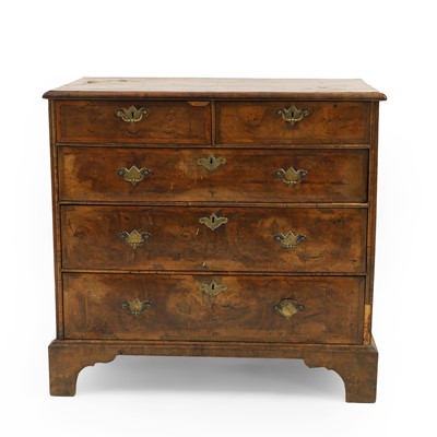 Lot 570 - A walnut chest