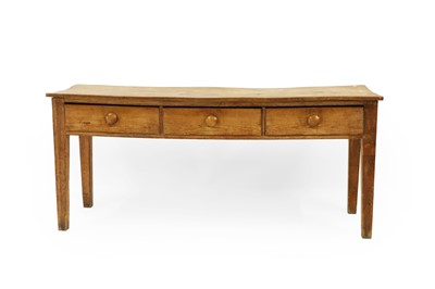 Lot 568 - An elm and pine side table