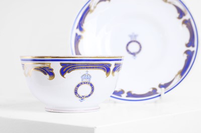 Lot 193 - A Copeland Royal porcelain teacup and saucer