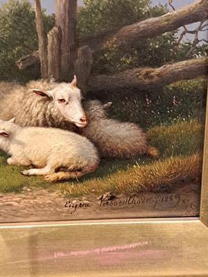 Lot 344 - Eugène Verboeckhoven (Belgian, 1798-1881)