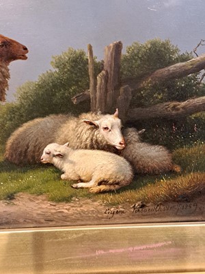 Lot 344 - Eugène Verboeckhoven (Belgian, 1798-1881)