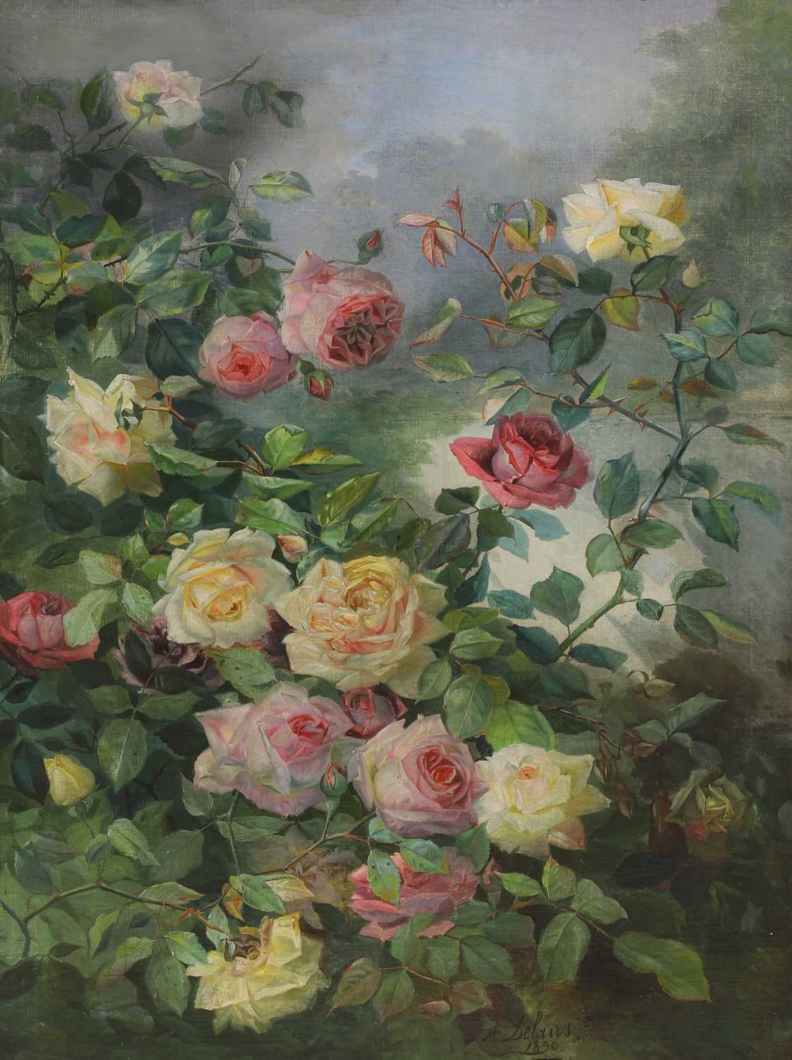 Lot 396 - Alexandre Debrus (Belgian, 1843-1905)