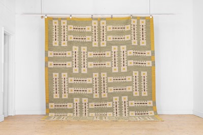 Lot 26 - A flat-weave wool rug of Scandinavian design