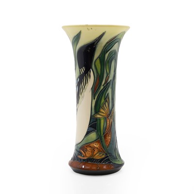 Lot 320 - A Moorcroft pottery vase in the Torridon pattern
