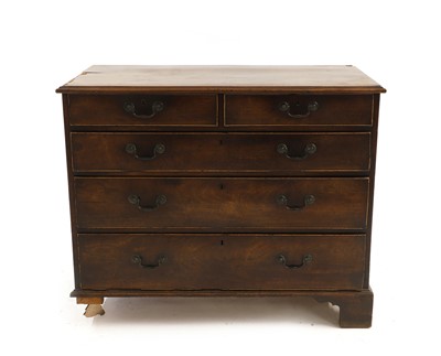 Lot 524 - A George III mahogany chest of drawers