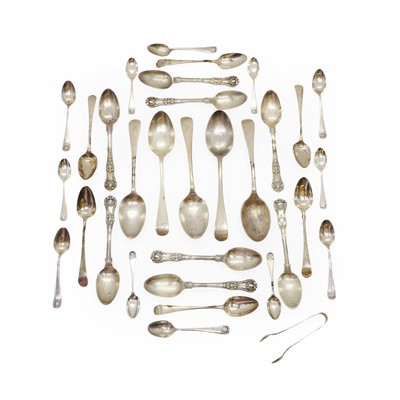 Lot 28 - A collection of silver