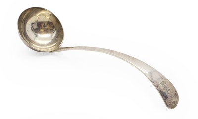 Lot 80 - A silver ladle