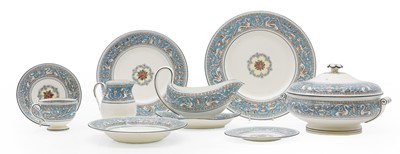 Lot 107 - A Wedgwood Florentine 'W2714' pattern porcelain dinner service