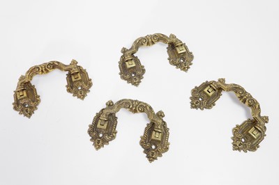 Lot 25 - A set of four ormolu handles