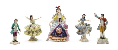 Lot 308 - A group of ceramic figures