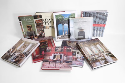 Lot 214 - A large collection of books on architecture, interiors and gardens