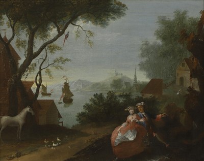 Lot 89 - Circle of Bartholomew Dandridge (British, circa 1691-1754)