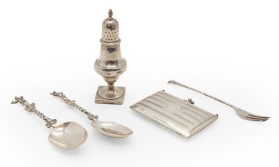 Lot 54 - A pair of Victorian silver spoons