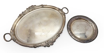 Lot 41 - A large WMF silver-plated tray