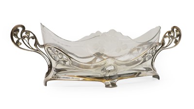 Lot 4 - ​​A WMF silver-plated and glass centrepiece