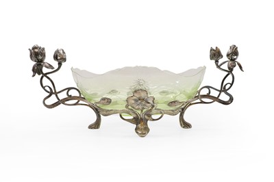 Lot 219A - ​​A WMF pewter centrepiece