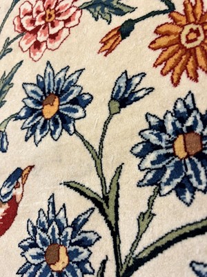 Lot 241 - An Isfahan silk and wool rug