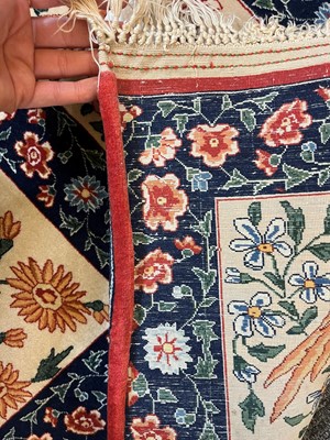 Lot 241 - An Isfahan silk and wool rug