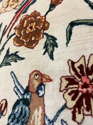 Lot 241 - An Isfahan silk and wool rug