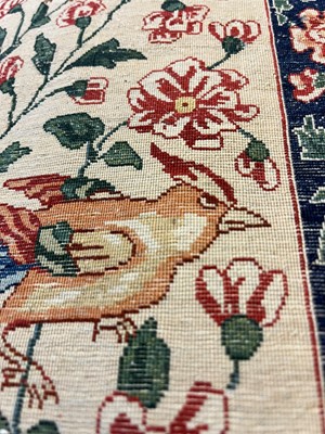 Lot 241 - An Isfahan silk and wool rug