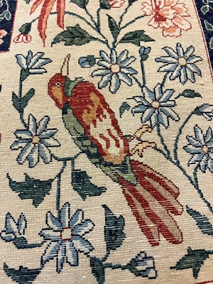 Lot 241 - An Isfahan silk and wool rug