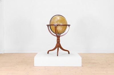 Lot 191 - An 18-inch terrestrial library globe