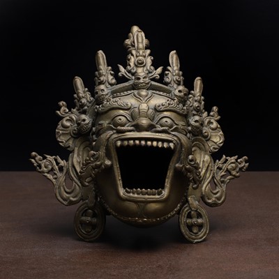 Lot 64 - A Tibetan bronze incense burner