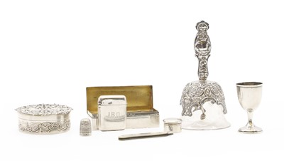 Lot 6 - A collection of small silver