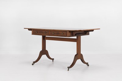 Lot 523 - A late George III mahogany sofa table
