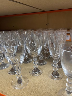 Lot 54 - An extensive collection of Baccarat crystal glassware