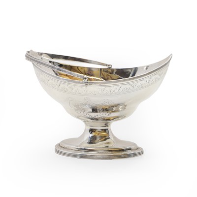 Lot 1 - A George III silver basket