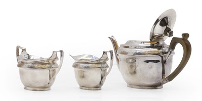 Lot 37 - A silver tea service