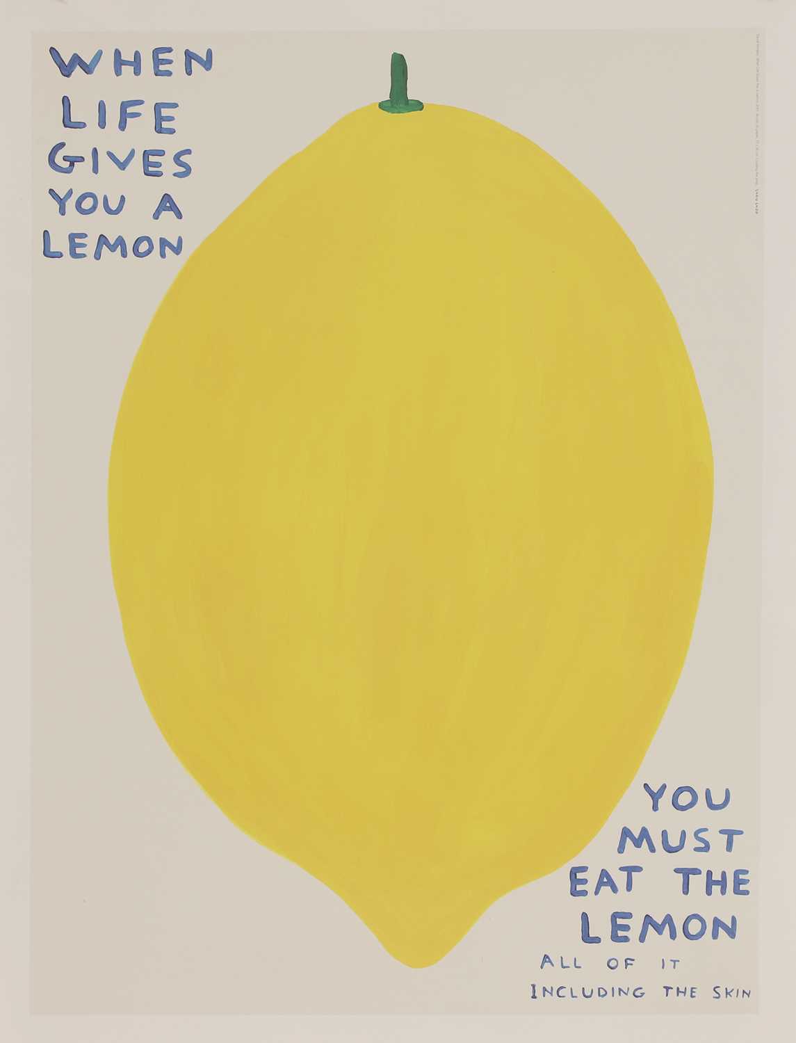 Lot 484 - David Shrigley (b.1968)