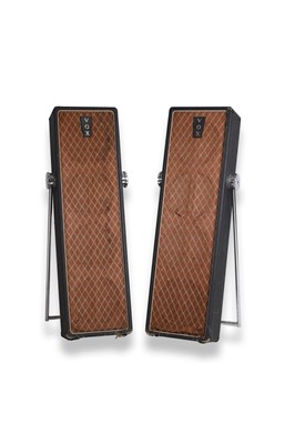 Lot 20 - A pair of Vox LS40 4 x 10 PA speaker cabinets