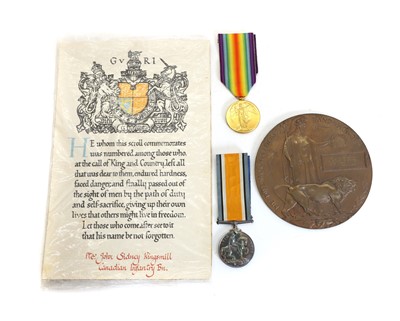 Lot 139 - A First World War medal group