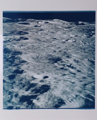 Lot 379 - A NASA photograph of the dark side of the moon
