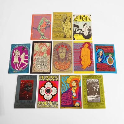 Lot 172 - Psychedelic San Francisco rock concert promotional cards
