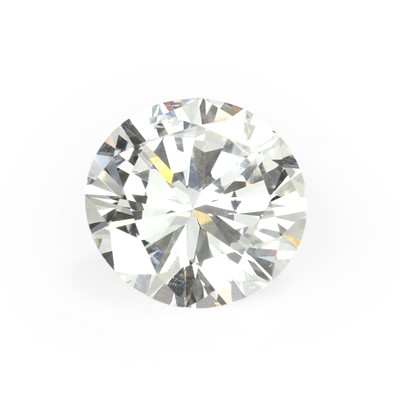 Lot 250 - An unmounted round cut diamond