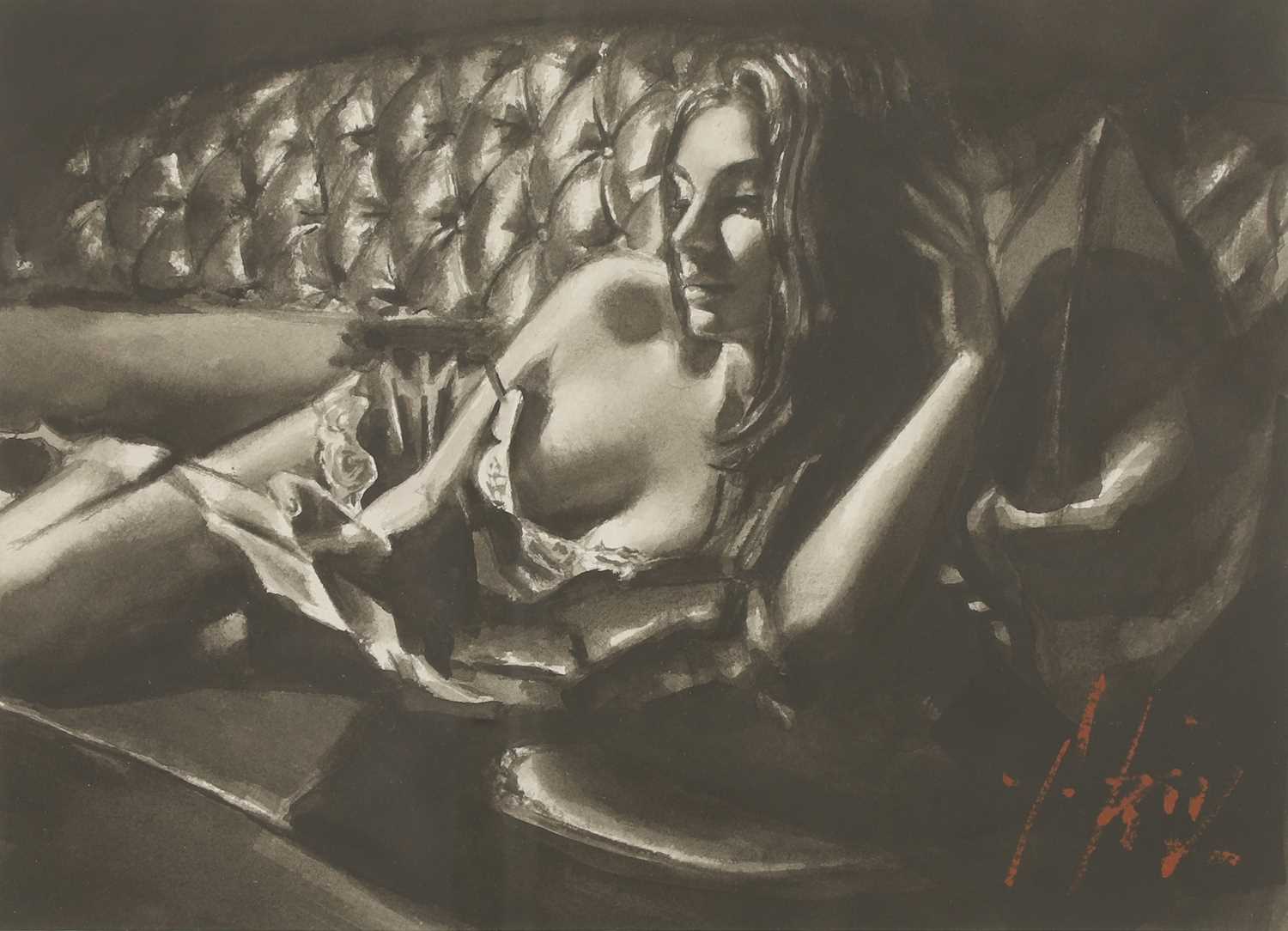 Lot 390 - Fabian Perez (Argentinian, b.1967)