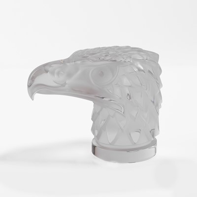Lot 108 - A Lalique 'Tête d'Aigle' glass car mascot
