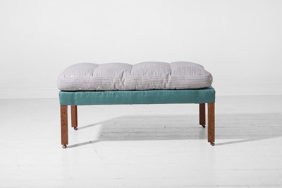 Lot 334 - An oak 'Gainsborough' stool or bench by Howe